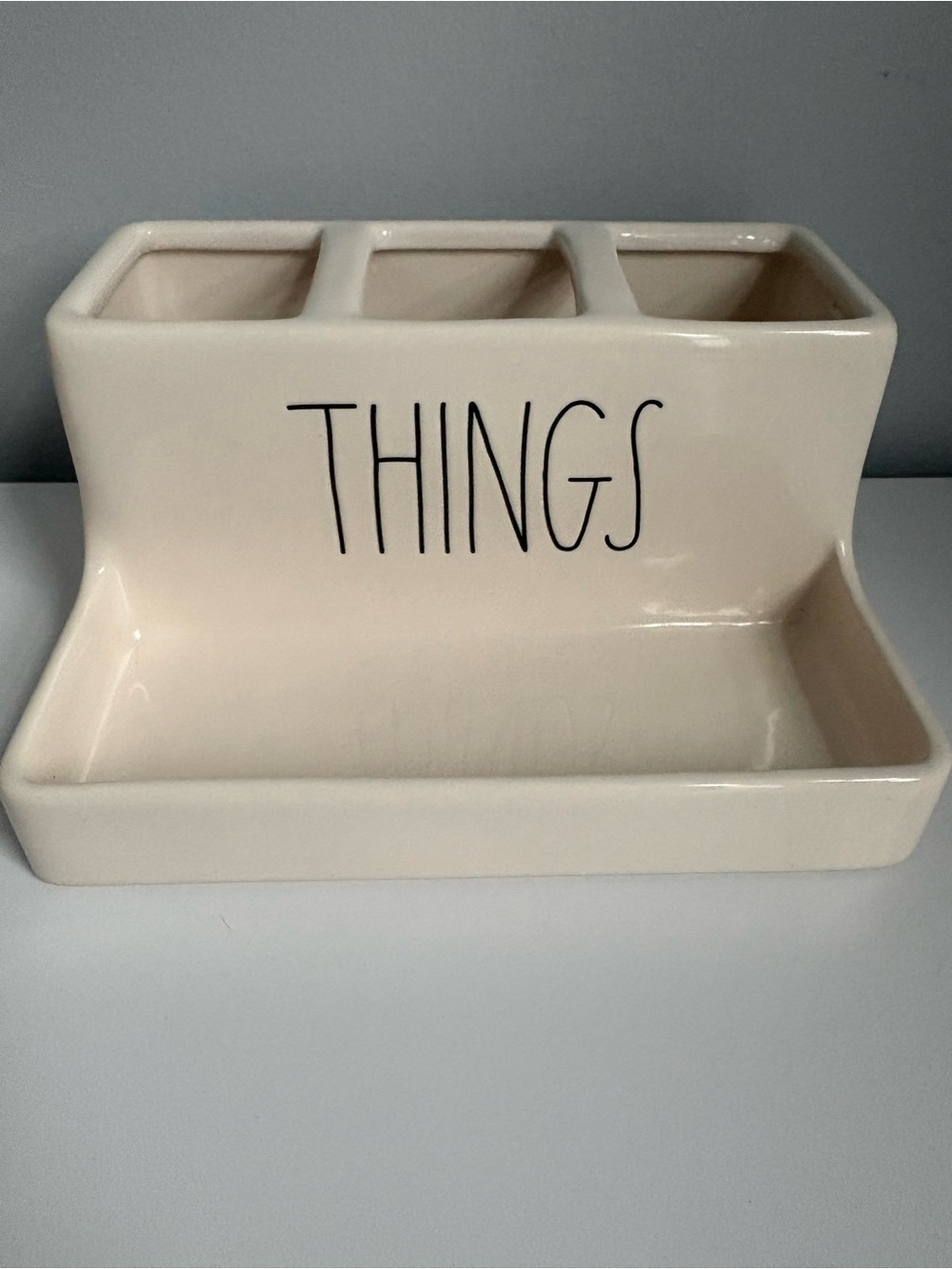 Rae Dunn THINGS Ceramic Organizer